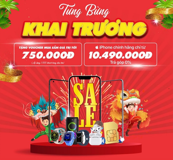 Tưng bừng khai trương siêu thị Viettel Store mới tại TP. Hạ Long tặng voucher mua sắm giá trị tới 750.000đ