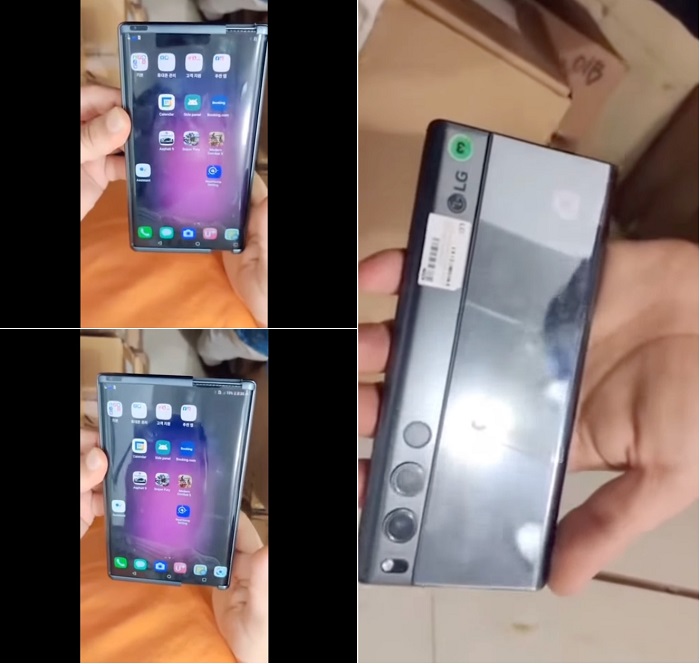 smartphone màn hình cuộn của LG 