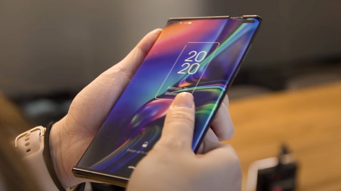 smartphone màn hình cuộn của LG