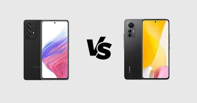 So sánh Galaxy A53 5G và Xiaomi 12 Lite