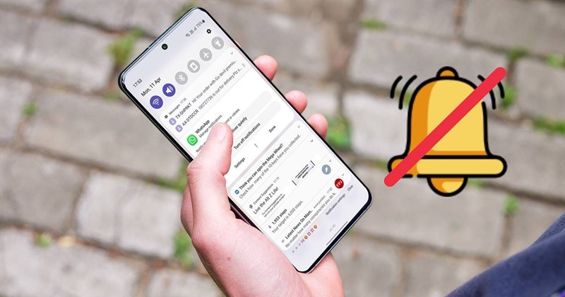 tắt thông báo ứng dụng trên điện thoại Samsung