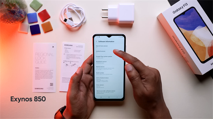 Galaxy F13 có hiệu năng khá ổn nhờ sử dụng con chip Exynos 850