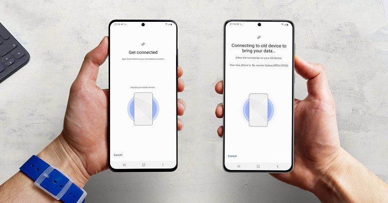 đồng bộ dữ liệu 2 điện thoại Samsung
