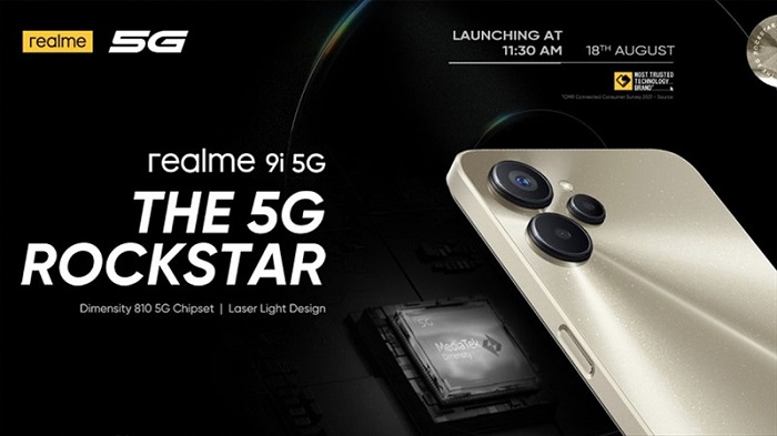 ảnh render Realme 9i 5G