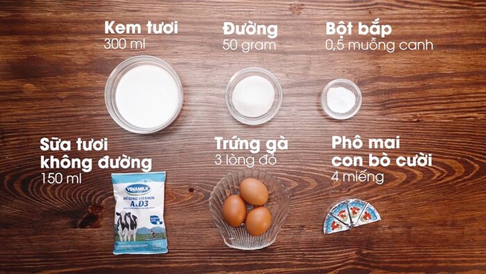 Nguyên liệu chuẩn bị