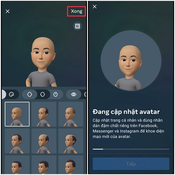 cách tạo avatar hoạt hình trên Instagram