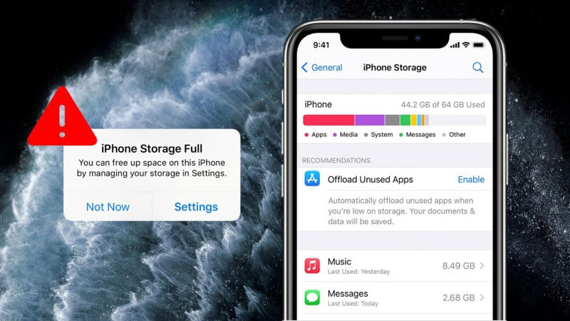 dữ liệu hệ thống trên iphone là gì
