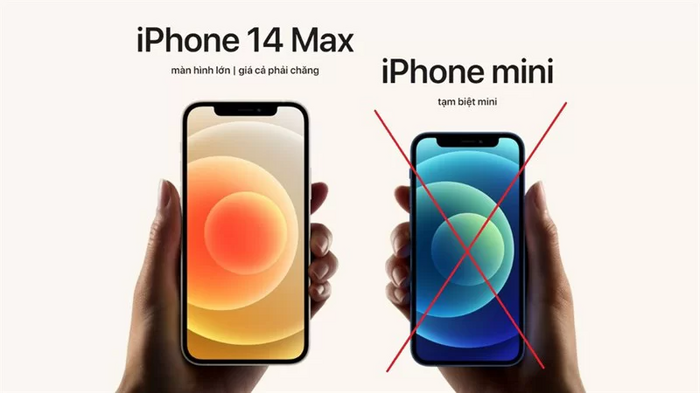 Tạm biệt iPhone Mini, giờ đây iPhone 14 sẽ chỉ có 4 phiên bản chính