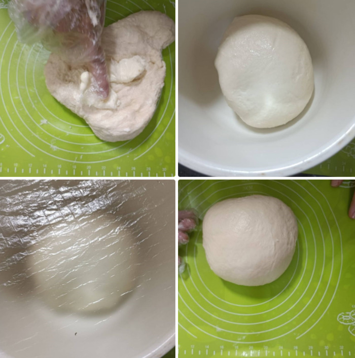 Nhồi và ủ bột lần 1 bằng lò nướng