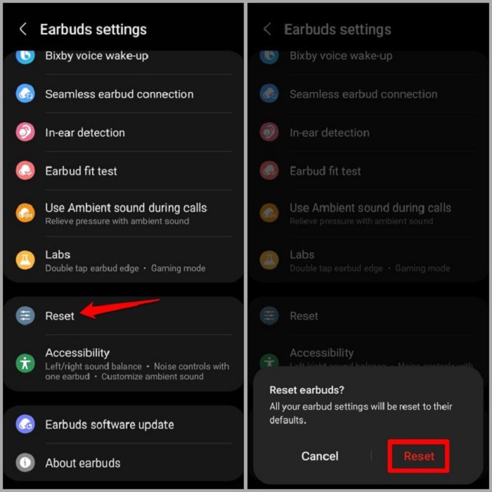 lỗi Samsung Galaxy Buds không kết nối