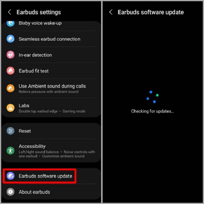 lỗi Samsung Galaxy Buds không kết nối 