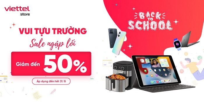 Vui tựu trường, sale ngập lối giảm đến 50%