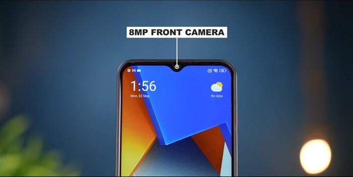Camera selfie của POCO M4 5G có độ phân giải 8 MP