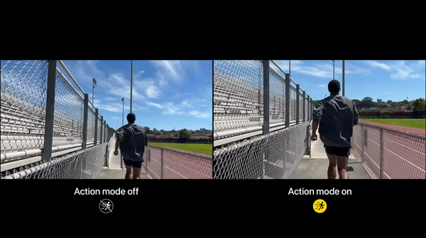 Action Mode - Khả năng chống rung hoàn hảo