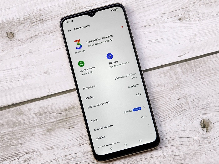 Trên tay realme 9i 5G