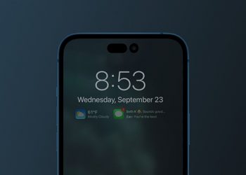 Tính năng “Màn hình luôn bật” cho phép người dùng xem thông báo ngay cả khi không mở khóa iPhone
