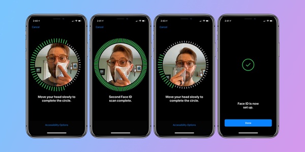Thao tác các bước như trên trong phần Settings (Cài đặt) để kích hoạt tính năng “Use Face ID With a Mask”