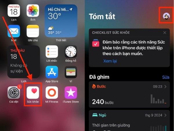 Chọn ứng dụng Sức khỏe