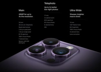 Camera chính trên iPhone 14 Pro và Pro Max được nâng cấp lên 48 megapixel