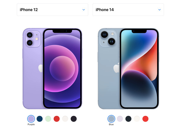 iPhone 14 có thiết kế khá giống với iPhone 12, chỉ chỉ hơi khác về cách sắp xếp camera sau