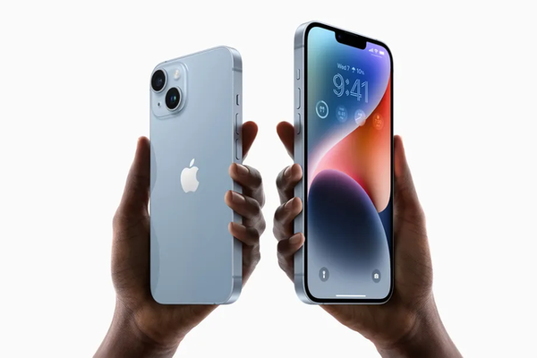 iPhone 14 có hai kích cỡ là 6.1 và 6.7 inch 