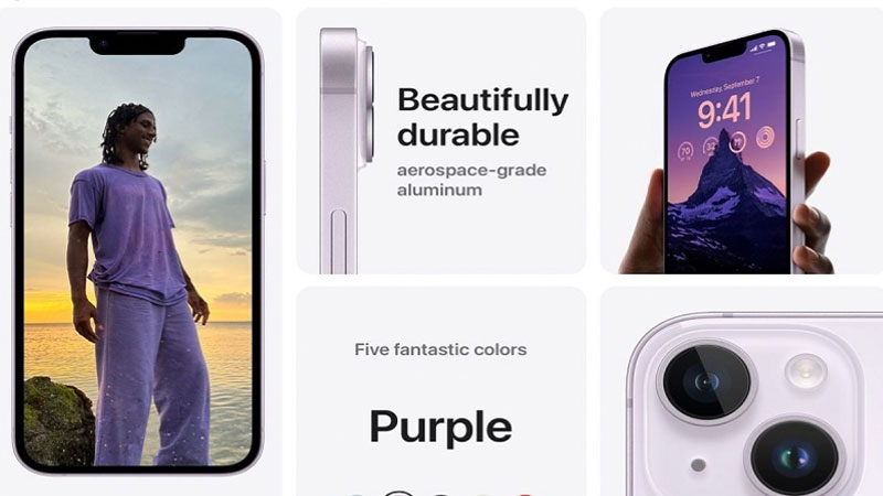 iPhone 14 plus có mấy màu