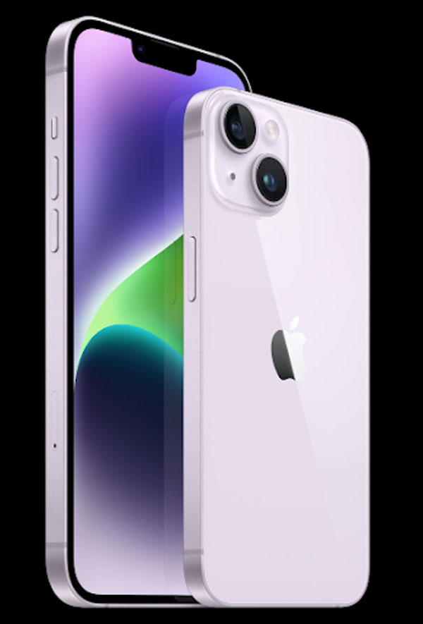 Màu tím ip14 nhẹ nhàng, trang nhã