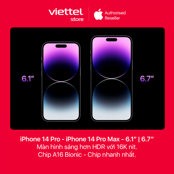 iPhone 14 sở hữu màn hình thiết kế mỏng, nhẹ và vô cùng sang trọng