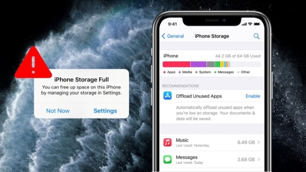 Xóa bớt dữ liệu rác trên iPhone