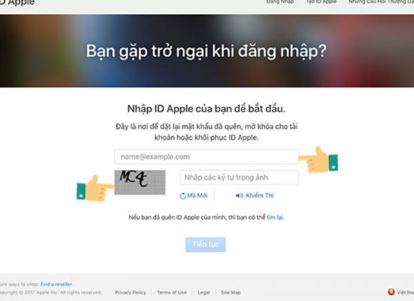Để khôi phục tài khoản iCloud khi quên mật khẩu bạn có thể thực hiện thông qua điện thoại, máy tính hoặc gmail
