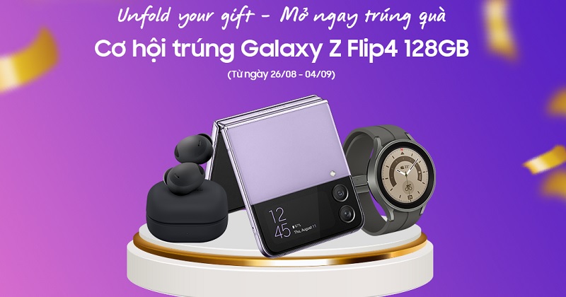 Tham gia minigame “Unfold your gift – Mở ngay trúng quà”