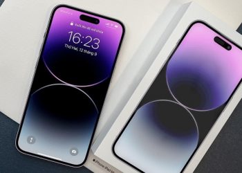 Mở hộp iPhone 14 Pro màu tím