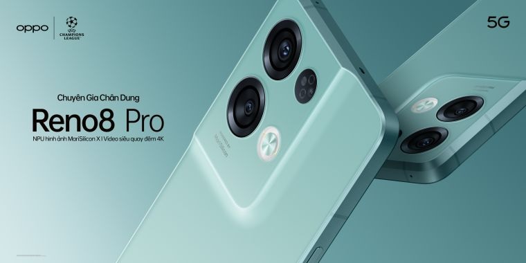 Reno8 Pro 5G chính thức ra mắt “Chuyên gia chân dung đẳng cấp Pro” được hỗ trợ bởi công nghệ siêu chip kép
