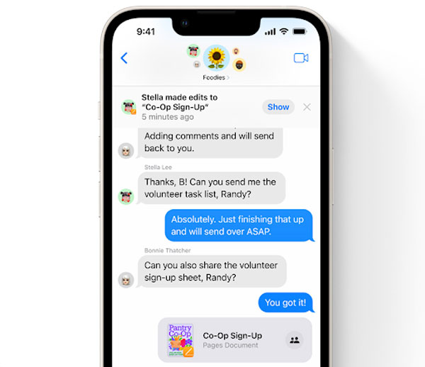 Tab Group được chia sẻ trong Safari