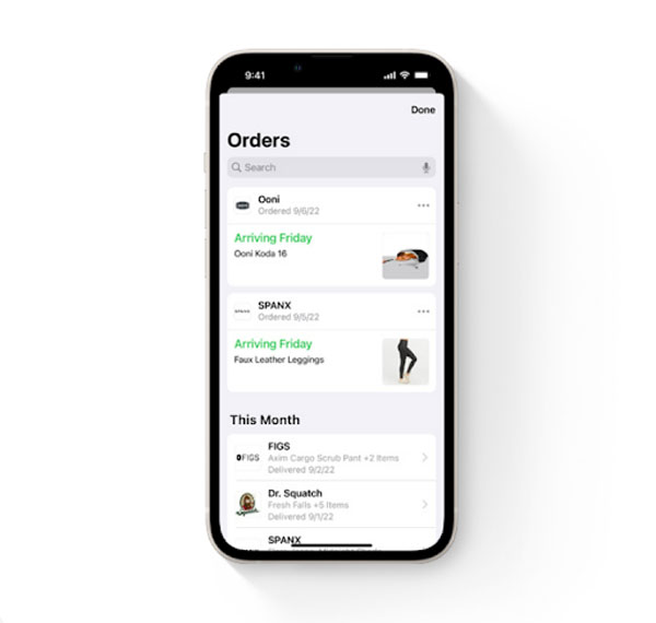 Theo dõi đơn hàng đã đặt trong Apple Pay