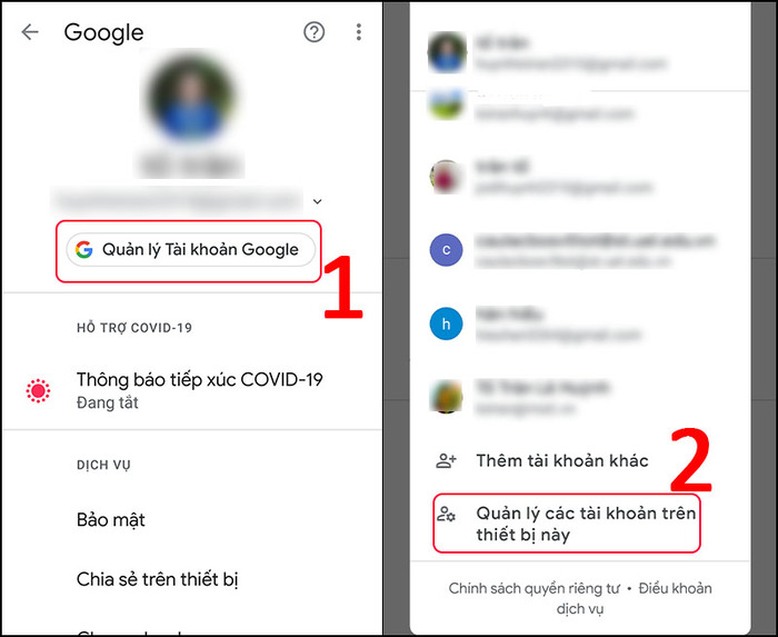 Thiết lập lại tài khoản Google một cách dễ dàng