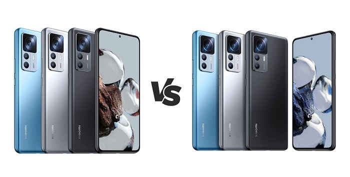 So sánh Xiaomi 12T và Xiaomi 12T Pro