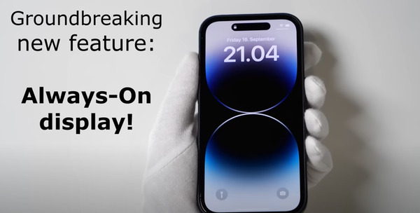 TÍnh năng Always Display trên màn hình iPhone 14 Pro