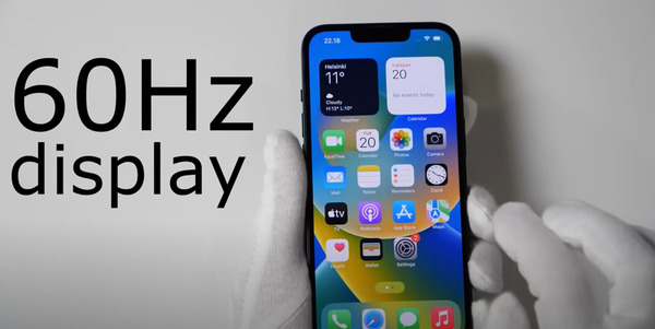 iPhone 14 sở hữu màn hình OLED với tốc độ làm tươi 60Hz