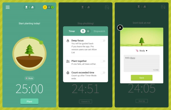 Ứng dụng Forest trên iOS 16.1