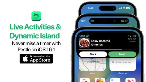 Ứng dụng Pestle trên iOS 16.1