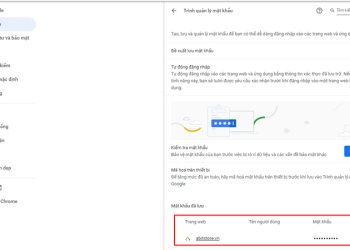 kiểm tra mật khẩu trên google chrome