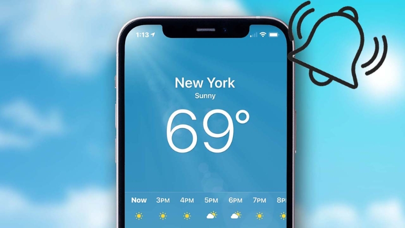 Cách cài đặt Thời tiết trên iPhone chi tiết, nhanh chóng