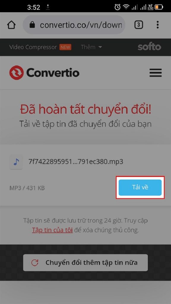 cách chuyển nhạc TikTok sang MP3