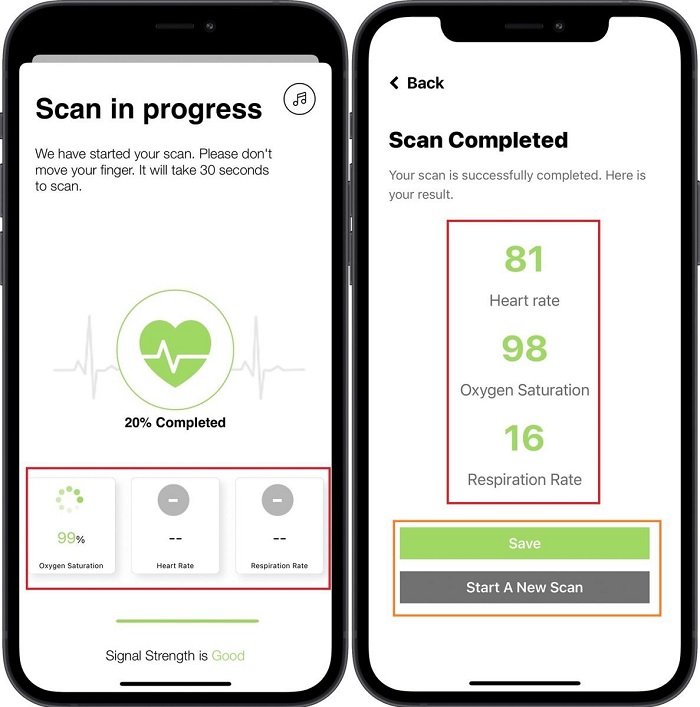 cách đo SpO2 bằng iPhone