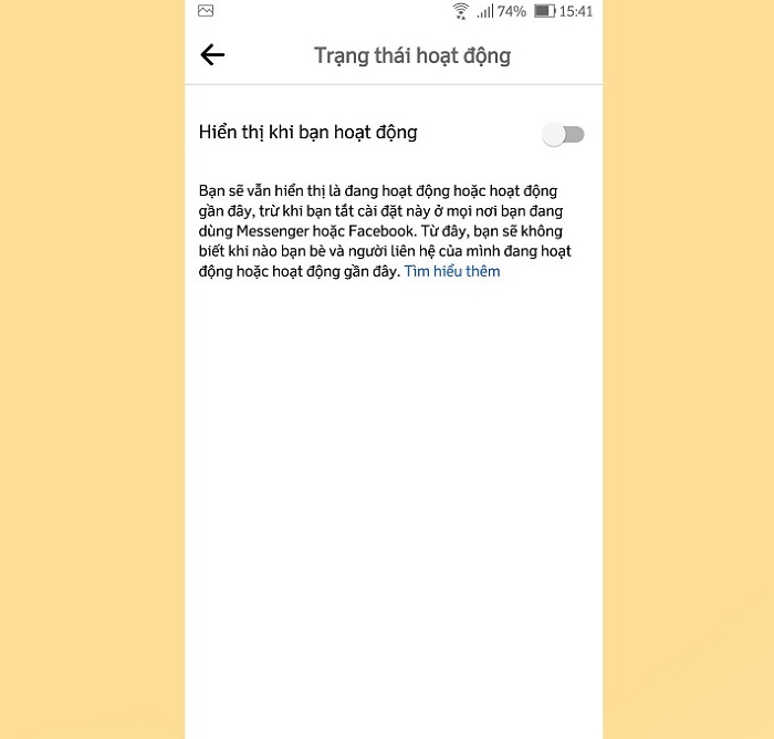 Cách tắt trạng thái online trên Facebook 