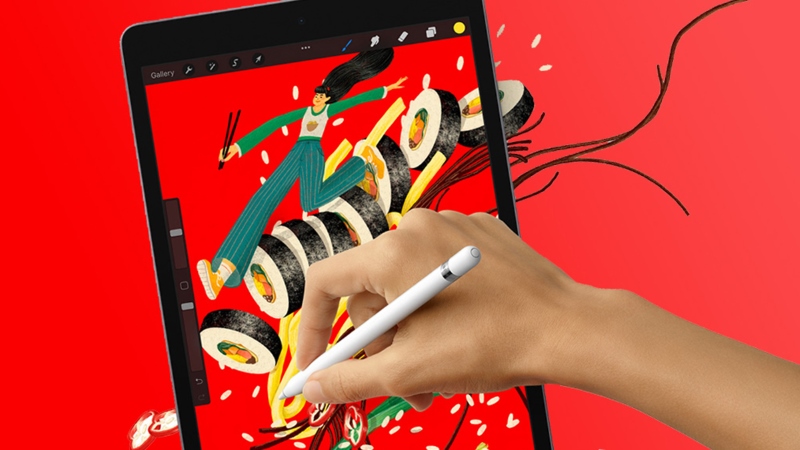 iPad Gen 9 có khả năng tương thích với Apple Pencil thế hệ 2