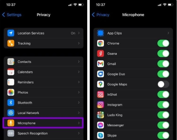 Mic iPhone bị nhỏ
