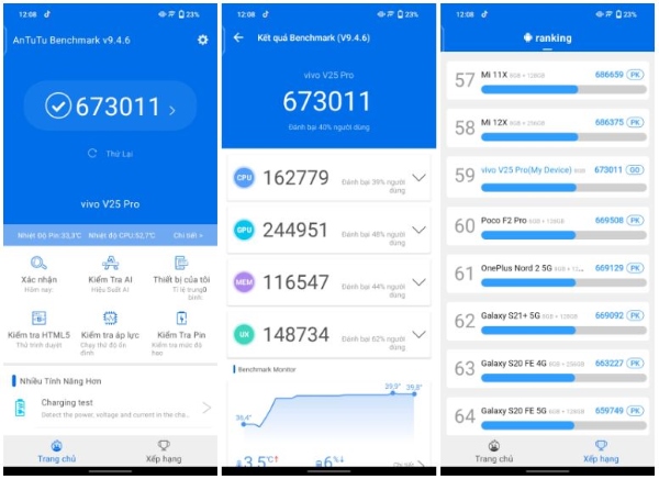 Vivo V25 Pro chơi game có tốt không?