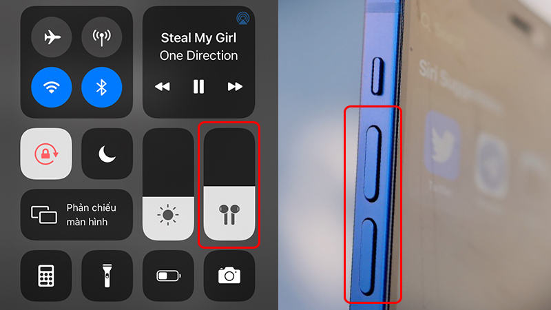 điện thoại tự giảm âm lượng